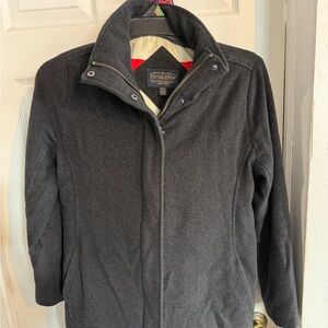 Pendleton Glacier Stripe Lined Wool Coat - Women’s Small